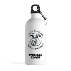 Tyson Stainless Steel Water Bottle inspired by the typhoon coast.